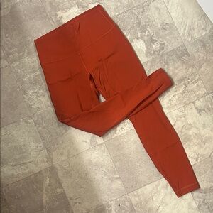 Lululemon Athletica Rust Leggings